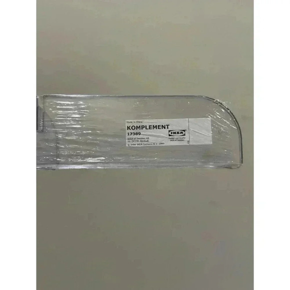 IKEA KOMPLEMENT Plastic Clear Divider For Pull Out Tray Organizers | 802.467.91 - Picture 3 of 5